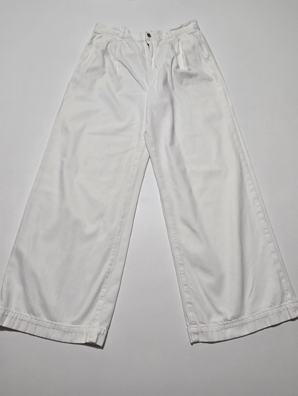 Madewell White Harlow Jean Cotton Size 30 - Picture 3 of 15